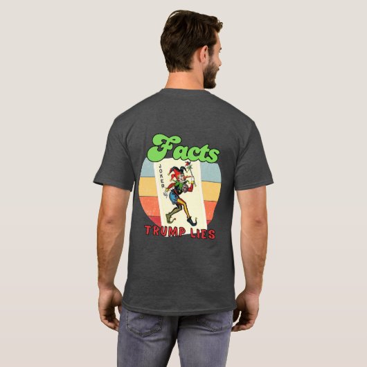 事実は嘘を打ち破る Tシャツ (裏面フル)