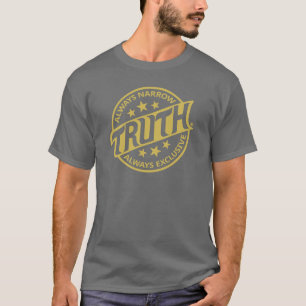 事実は狭い Tシャツ