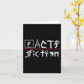 事実よりもフィクション 無神論者研究 カード (黄色い花)