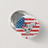 事実を怒らせてごめんなさいチビ(小さくかわいく書いた感じ) 缶バッジ (正面&裏面)