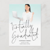 事実上の卒業スクリプト写真2022卒業 案内ポストカード (正面)