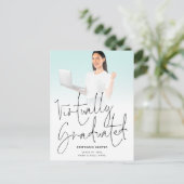 事実上の卒業スクリプト写真2022卒業 案内ポストカード (スタンド正面)