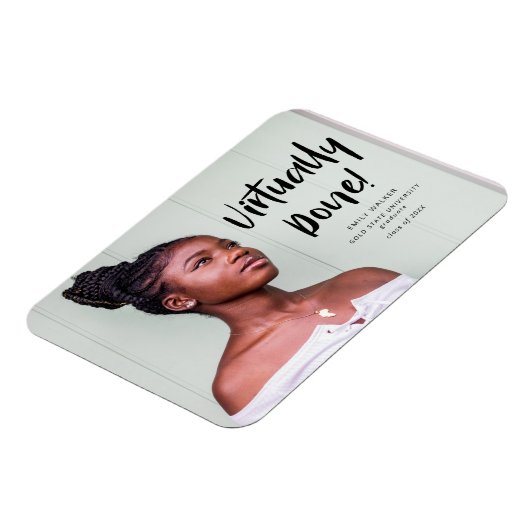 事実上の卒業発表はがき マグネット (左側)