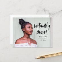 事実上の卒業発表はがき