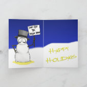 事実上警告する雪 シーズンカード (内部)