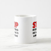 事実及び理由おもしろマグカップ コーヒーマグカップ (中央)