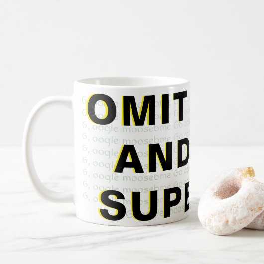 事実$と上等感じを省略! コーヒーマグカップ (ドーナツ)