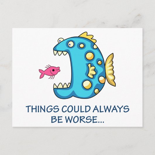 事態は悪化する可能性がある ポストカード (正面)