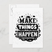 事態を起こす ポストカード (正面/裏面)