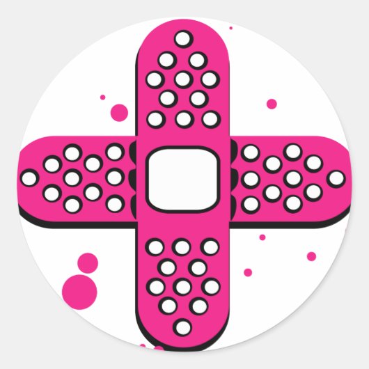 事故が起こりやすい |バンドエイド |バージョン2 ラウンドシール (正面)