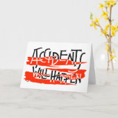 事故が起こる – 元気になる カード (黄色い花)