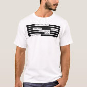 事故による情報漏えい Tシャツ (正面)
