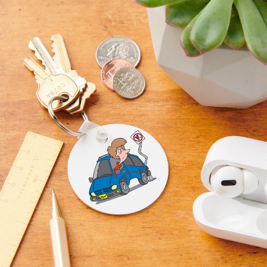 事故に遭った人 キーホルダー