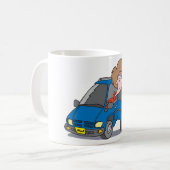 事故に遭った人 コーヒーマグカップ (正面左)