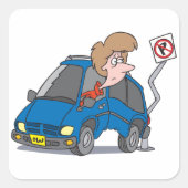 事故に遭った人 スクエアシール (正面)