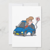 事故に遭った人 招待状 (正面)