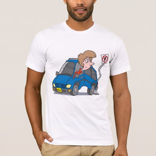 事故に遭った人 Tシャツ (正面)