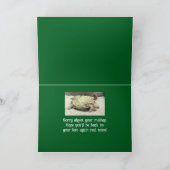 事故のヒウマー/カメが背中を反転 カード (内部)