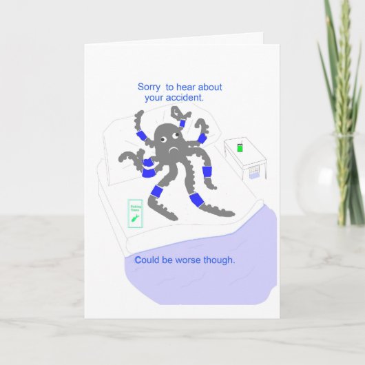 事故の後でよく得て下さい カード (正面)