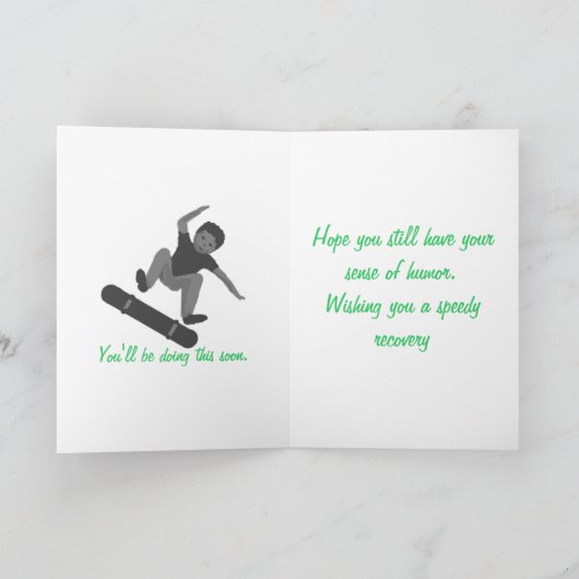 事故の後でよく得て下さい カード (内部)