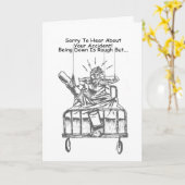 事故の話を聞いてすみません カード (黄色い花)