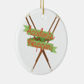 事故は松葉ずえ起こります セラミックオーナメント (右)