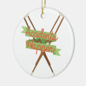 事故は松葉ずえ起こります セラミックオーナメント (左)