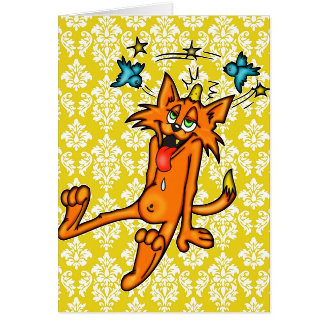 事故を起こしがちな漫画猫 (正面)