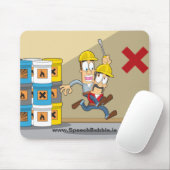 事故予防18のマウスのマット マウスパッド (マウス)