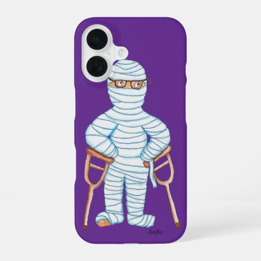 事故体質 iPhone 16ケース (裏面)
