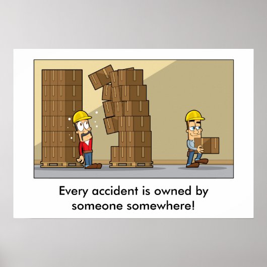 事故防止002 ポスター (正面)