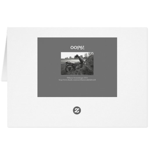 「事故/ユーモア/バイク (裏面横)