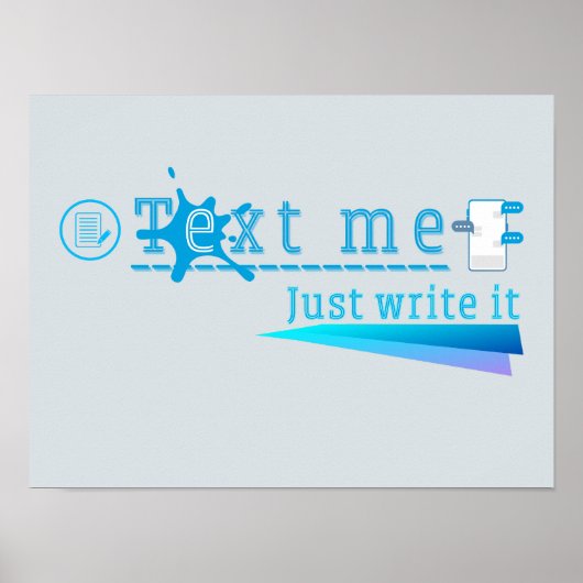 事書項：文字を下ろせ ポスター (正面)