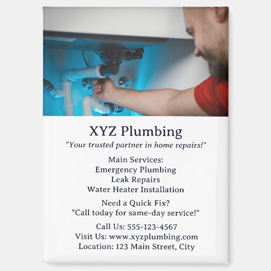 事業カスタムマーケティング又は宣伝 マグネット (正面)