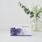 事業ラピダリ |ミニマリスト 名刺 (スタンド正面)