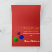 事業主、プロジェクトマネージャ、チームリーダークリスマス シーズンカード (内部)