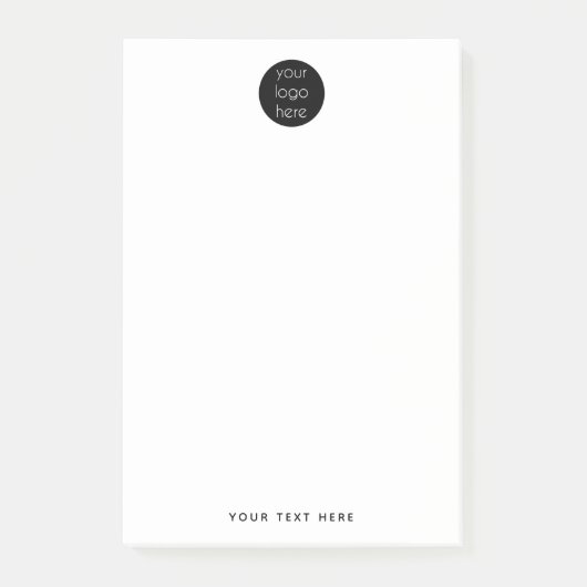 事業会社ロゴカスタム文字 ポストイット (正面)