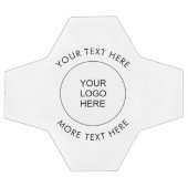 事業会社ロゴ画像文字テンプレートカスタム サッカーボール (フラット)