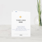 事業会社予算誕生日 カード (裏面)