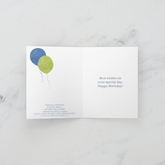 事業会社予算誕生日 カード (内部)