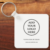 事業会社企業のプロフェッショナルのロゴ キーホルダー (正面)