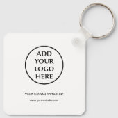 事業会社企業のプロフェッショナルのロゴ キーホルダー (裏面)