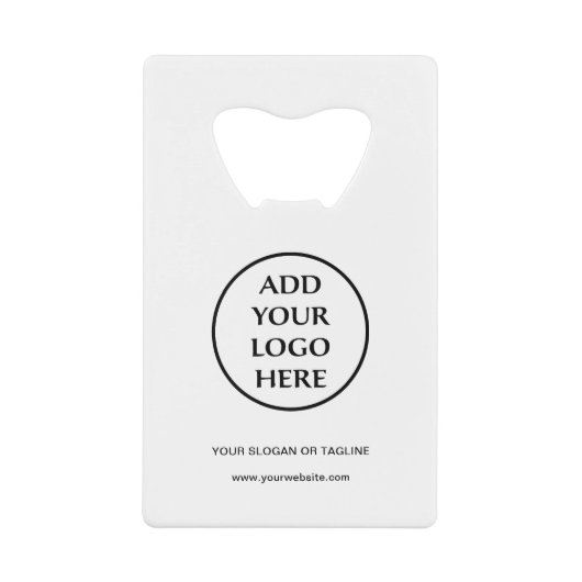 事業会社企業のプロフェッショナルのロゴ クレジットカード栓抜き (正面)