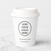 事業会社企業のプロフェッショナルのロゴ 紙コップ (正面)