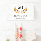 事業会社名白番金ゴールド 横断幕 (インサイチュ)