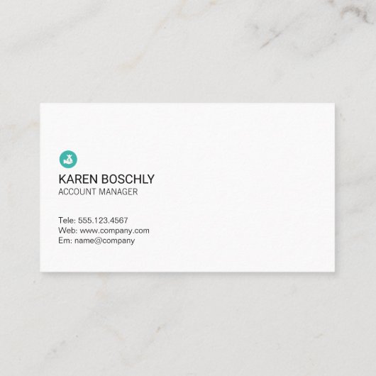 事業会計金融 名刺 (裏面)