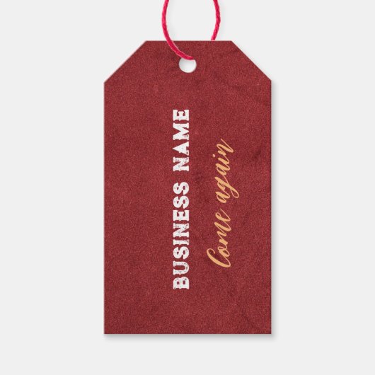 事業価格 ギフトタグ (正面)