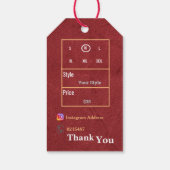 事業価格 ギフトタグ (裏面)