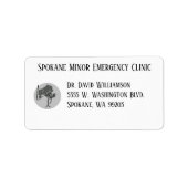 事業出荷ラベルの追加ロゴ ラベル (正面)