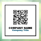 事業名とQRコード ウィンドウサイン (シート3)